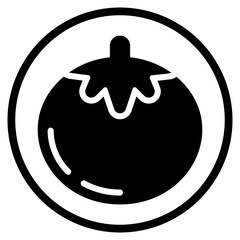 tomato glyph icon