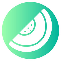 melon gradient icon