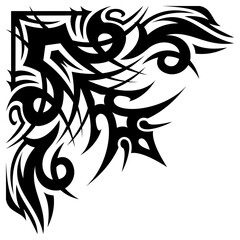 Art corner borders classic vintage style  for frame of books or cover books, script, note, painting frames, and etc.