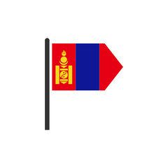 Mongolia flags icon set, Mongolia independence day icon set sign vector symbol
