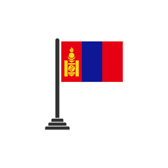 Mongolia flags icon set, Mongolia independence day icon set sign vector symbol