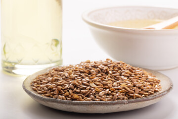 アマニ油　ローストアマニ