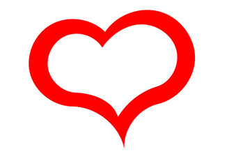 red  heart symbol