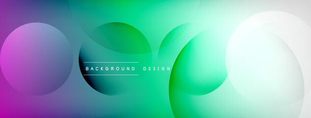 Abstract background - geometric composition created with lights and shadows. Technology or business digital template