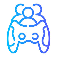 team gradient icon