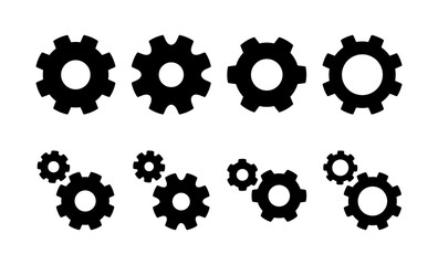setting Icon vector for web and mobile app. Cog settings sign and symbol. Gear Sign