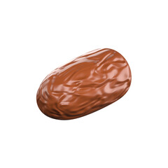 dates fruit in 3d illustration of ramadhan islamic theme
