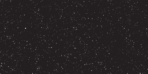 Obraz premium Horizontal night sky background. Vector abstract background. Snowfall on a black background.