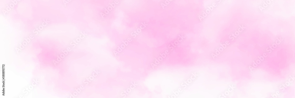 Canvas Prints pink sky background with white clouds. sky pink clouds pattern background