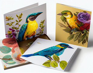 Greeting Cards with Birds | Generative AI