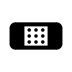 band aid icon or logo isolated sign symbol vector illustration - high quality black style vector icons
