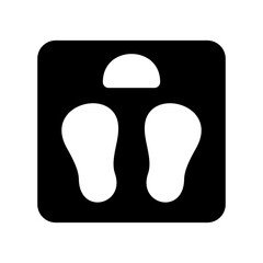 body scales icon or logo isolated sign symbol vector illustration - high quality black style vector icons
