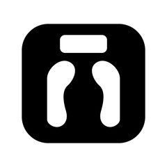 body scales icon or logo isolated sign symbol vector illustration - high quality black style vector icons
