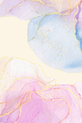 Hand Painted Abstract Watercolor Background