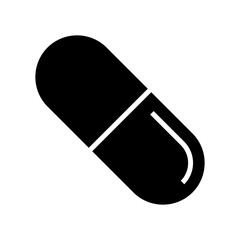 capsule icon or logo isolated sign symbol vector illustration - high quality black style vector icons
