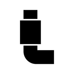 inhalator icon or logo isolated sign symbol vector illustration - high quality black style vector icons
