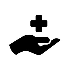 insurance healthcare icon or logo isolated sign symbol vector illustration - high quality black style vector icons
