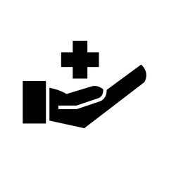 insurance healthcare icon or logo isolated sign symbol vector illustration - high quality black style vector icons
