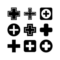 medical icon or logo isolated sign symbol vector illustration - high quality black style vector icons
