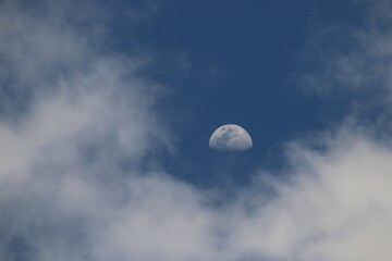 moon and clouds