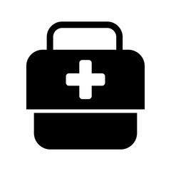 Obraz premium medical box icon or logo isolated sign symbol vector illustration - high quality black style vector icons 