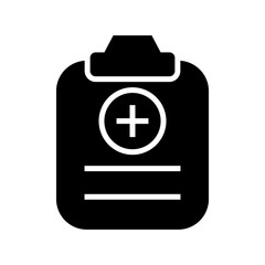 Obraz premium medical report icon or logo isolated sign symbol vector illustration - high quality black style vector icons 