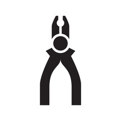 pliers icon or logo isolated sign symbol vector illustration - high quality black style vector icons
