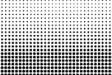 abstract Halftone vector background black and white dots shape