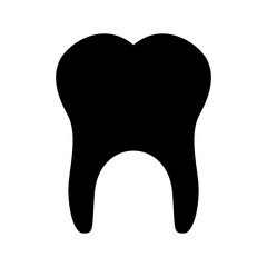 tooth icon or logo isolated sign symbol vector illustration - high quality black style vector icons
