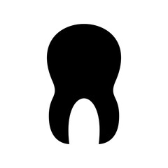 tooth icon or logo isolated sign symbol vector illustration - high quality black style vector icons
