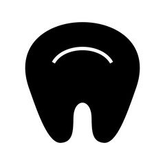 tooth icon or logo isolated sign symbol vector illustration - high quality black style vector icons
