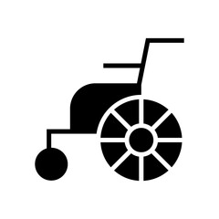 wheelchair icon or logo isolated sign symbol vector illustration - high quality black style vector icons
