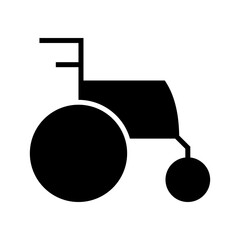 wheelchair icon or logo isolated sign symbol vector illustration - high quality black style vector icons
