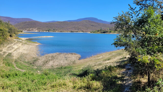 Vista panor&aacute;mica de la Presa Jalpan, Quer&eacute;taro