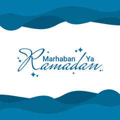 Ramadan Kareem template design, social media