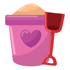 bucket toy icon
