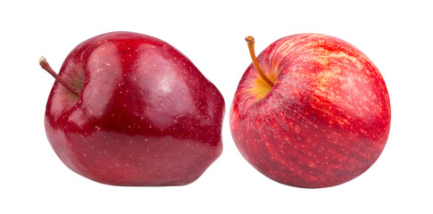 red apple isolated on transparent png