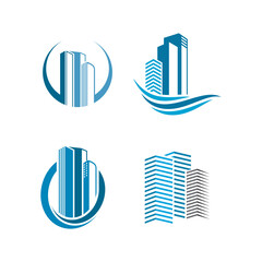 concept of Building  Logo Vector Icon Illustration