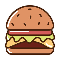 burger food icon