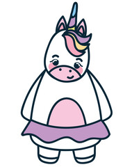 unicorn with tutu