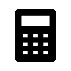 calculator icon or logo isolated sign symbol vector illustration - high quality black style vector icons
