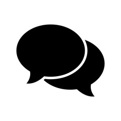 conversation icon or logo isolated sign symbol vector illustration - high quality black style vector icons
