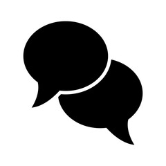 conversation icon or logo isolated sign symbol vector illustration - high quality black style vector icons
