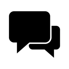 Fototapeta premium conversation icon or logo isolated sign symbol vector illustration - high quality black style vector icons 