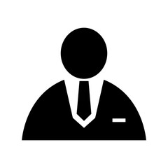 employee icon or logo isolated sign symbol vector illustration - high quality black style vector icons

