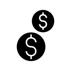 Obraz premium finance icon or logo isolated sign symbol vector illustration - high quality black style vector icons 