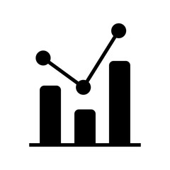 graphs icon or logo isolated sign symbol vector illustration - high quality black style vector icons
