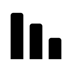 graphs icon or logo isolated sign symbol vector illustration - high quality black style vector icons
