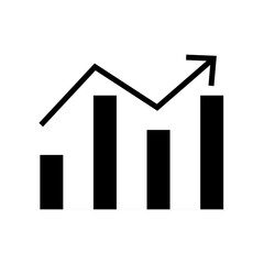 graphs icon or logo isolated sign symbol vector illustration - high quality black style vector icons

