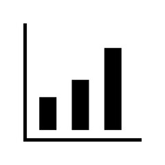 graphs icon or logo isolated sign symbol vector illustration - high quality black style vector icons
